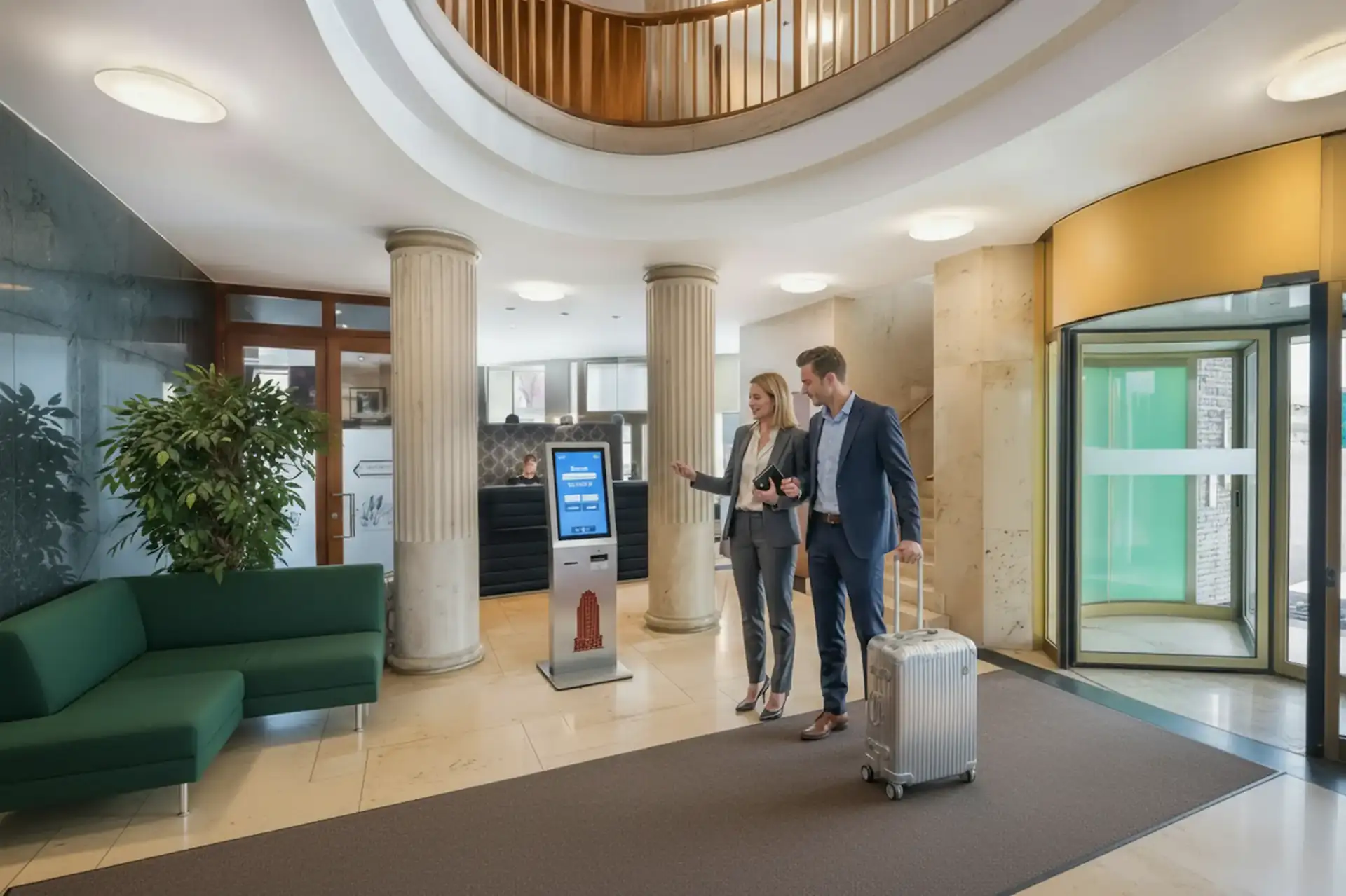 Empfang und Lobby – Main Plaza Suite Residenz Frankfurt