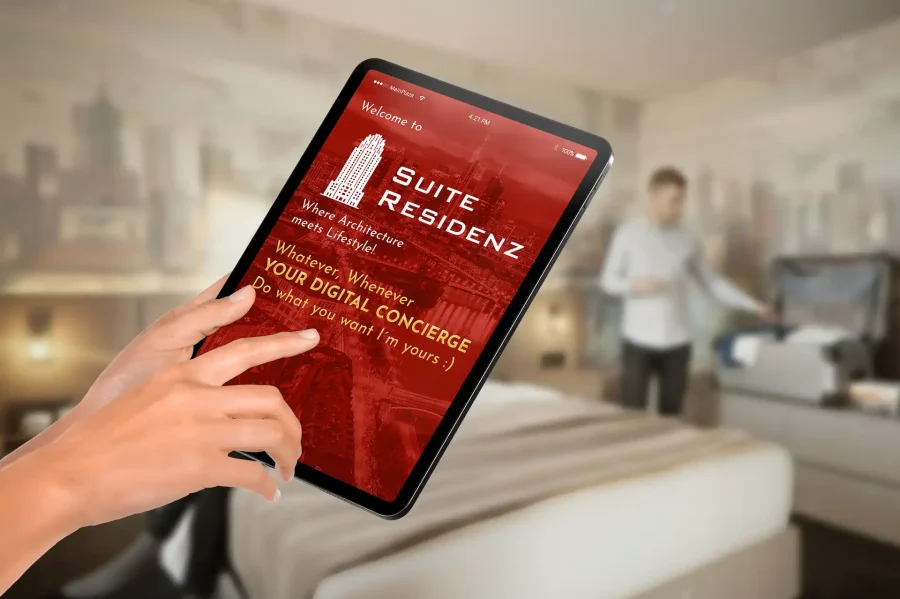 Digital Concierge Tablet-Service – Suite Residenz Frankfurt